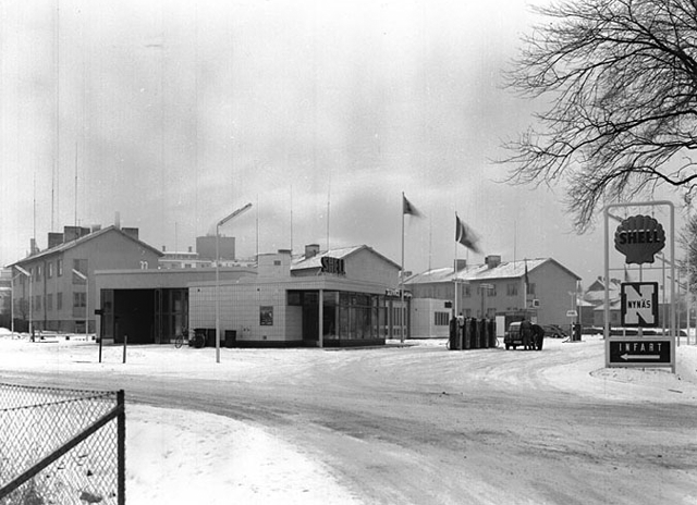 Gamla bensinstationer i Nyköping